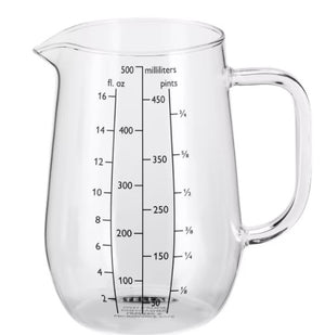 Stellar Glass Measuring Jug 500M SK108 - KITCHEN HAND TOOLS - Beattys of Loughrea