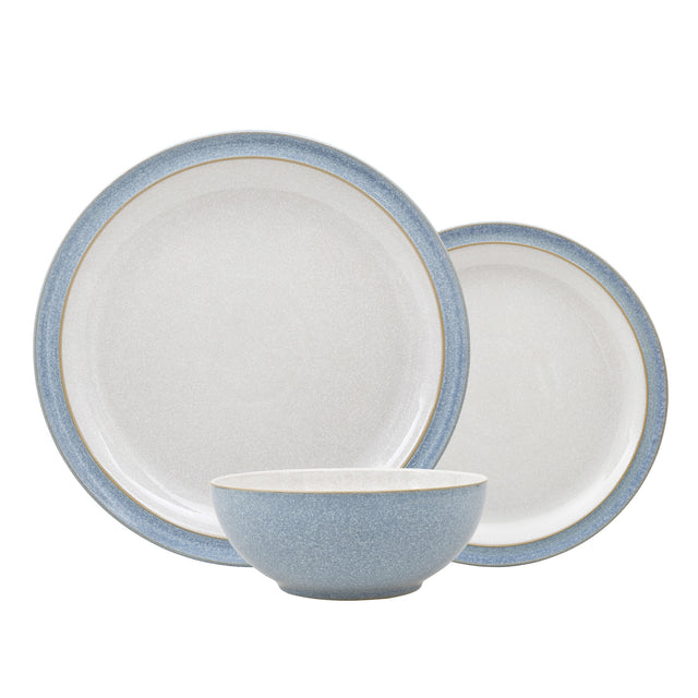 Denby Elements Blue 12 Piece Tableware Set - TABLEWARE SETS - GENERAL - Beattys of Loughrea