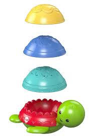 Fisherprice Stack & Strain Bath Turtle - BABY TOYS - Beattys of Loughrea