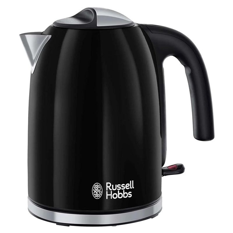 Russell Hobbs 20413 Colours Plus 1.7L Kettle Black - KETTLES - Beattys of Loughrea