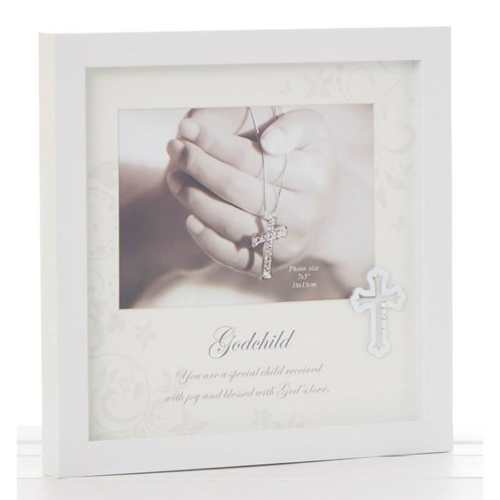 Godchild Photo Frame 7x5 - PHOTO FRAMES - PLATED, GILT, STONE - Beattys of Loughrea