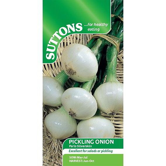 Suttons Pickling Onion Paris Silverskin G173608 - SEED VEG & FLOWER - Beattys of Loughrea