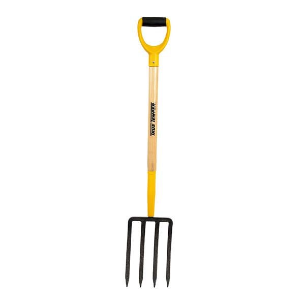 True Temper Digging Fork Wood Handle D Grip TTW-DF - SHOVEL/FORK/SPADE/AXE/HATCHET - Beattys of Loughrea