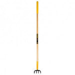 True Temper Cultivator 4 Prong Long Wood Handle (143.5 x 13 x 12.5 cm) - HOE/RAKE/HANDLE/HANDTOOL - Beattys of Loughrea
