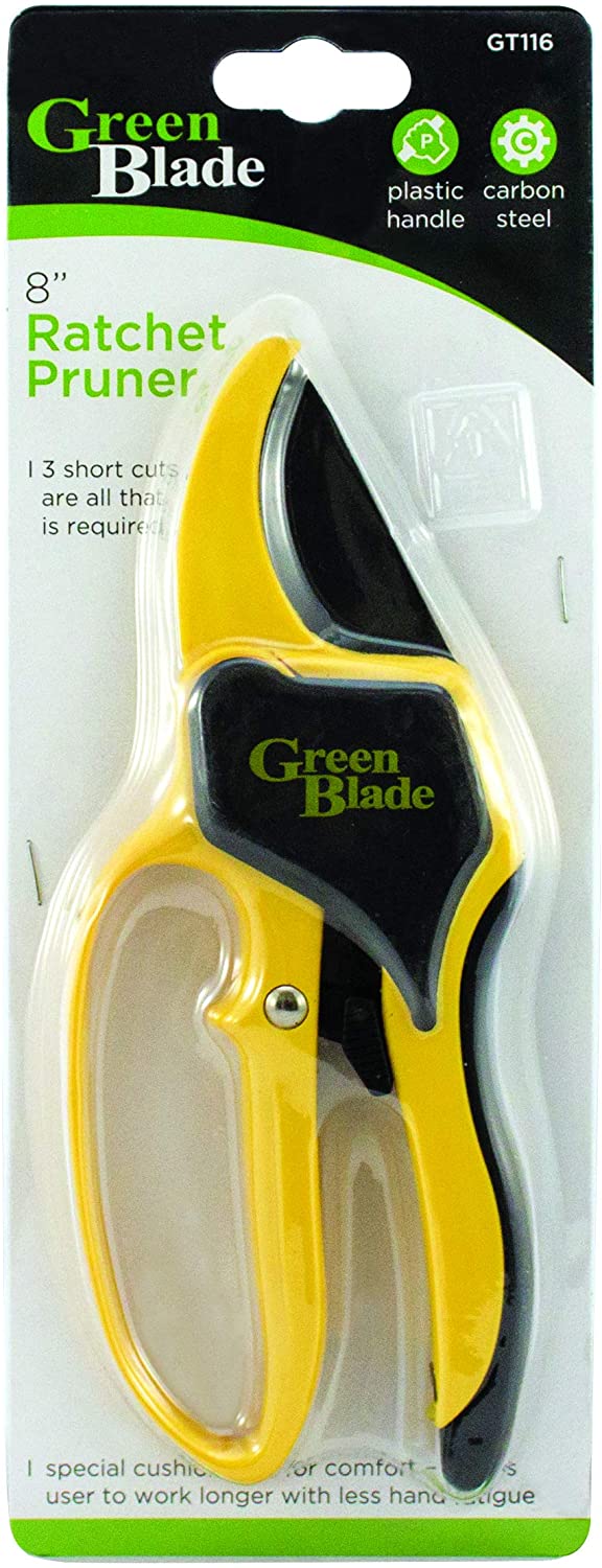Green Blade Deluxe 8In Ratchet Pruner (GT121) - PRUNING - Beattys of Loughrea