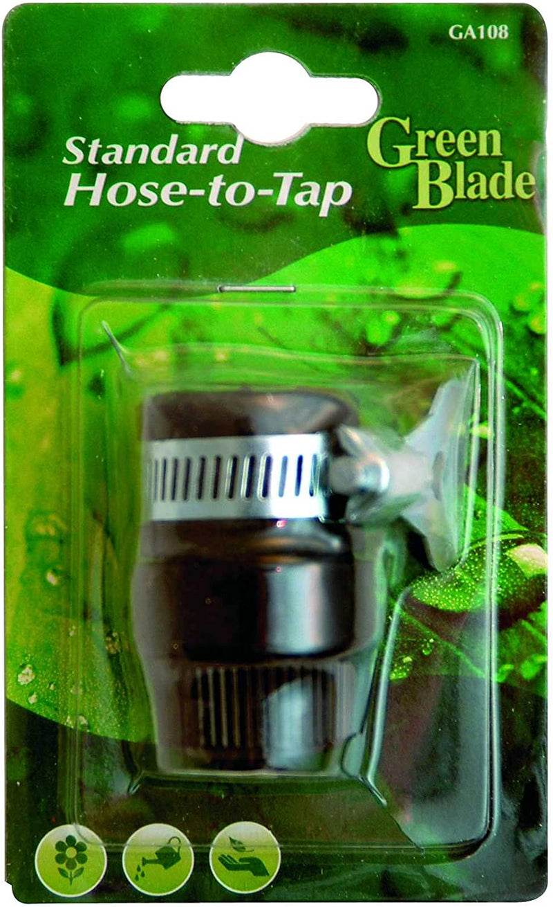 Green Blade Hose To Tap Connector Standard GA108 - HOE/RAKE/HANDLE/HANDTOOL - Beattys of Loughrea