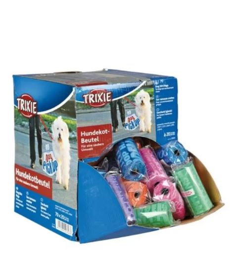 Dog Poop Bags 20PK - PET FEEDING BOWL, LITTER TRAY - Beattys of Loughrea