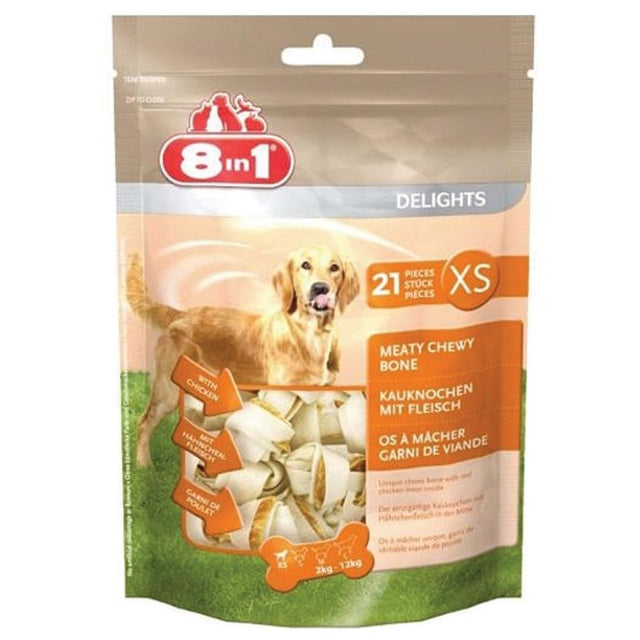 21Pk Xs 8In1 Delights - PET TREATS, SUPPLEMENTS - Beattys of Loughrea