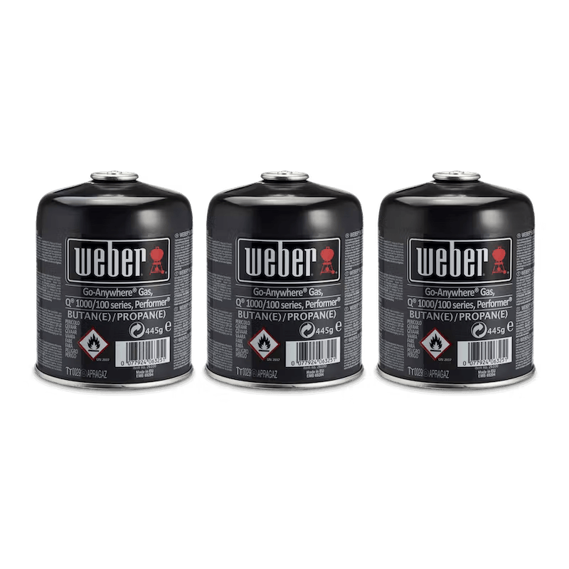 Weber Gas Canister 3 Pack - GAS CANNISTER REFILL - Beattys of Loughrea