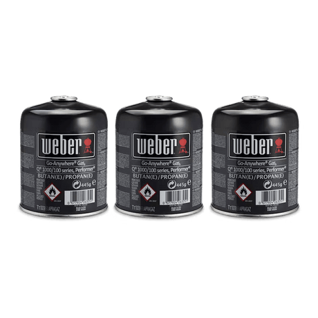 Weber Gas Canister 3 Pack - GAS CANNISTER REFILL - Beattys of Loughrea