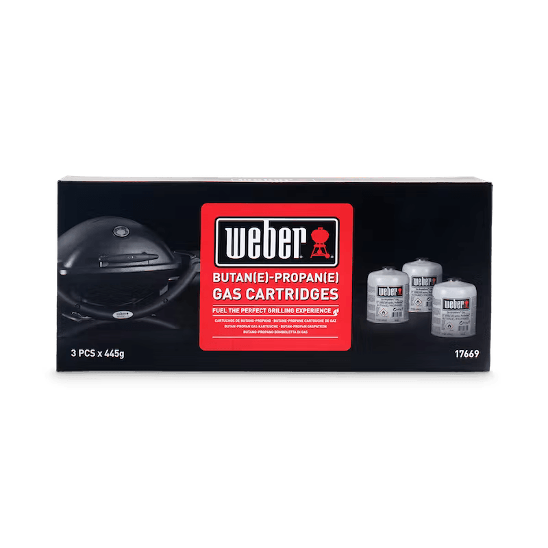 Weber Gas Canister 3 Pack - GAS CANNISTER REFILL - Beattys of Loughrea