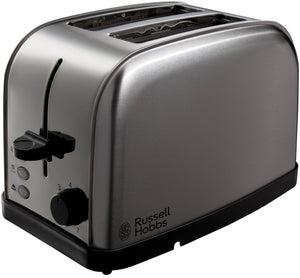 Russell Hobbs 18780 Futura 2Slice Toaster Stainless Steel - TOASTERS - Beattys of Loughrea