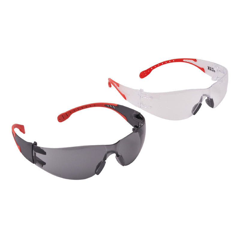 Scan Flexi Spec Safety Glasses Twin Pack - SAFETY GOGGLES/ GLASSES - Beattys of Loughrea