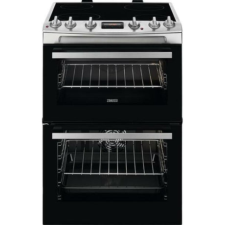 Zanussi ZCV66250XA 60Cm Stainless Steel Cooker - ELECT COOKER FREESTANDING <65CM - Beattys of Loughrea