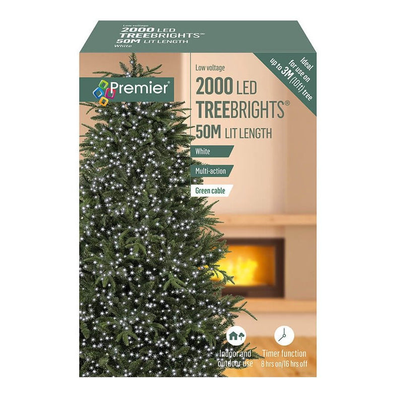2000Led Treebrights White Timer Flv162181W Lights - XMAS LIGHTS LED - Beattys of Loughrea