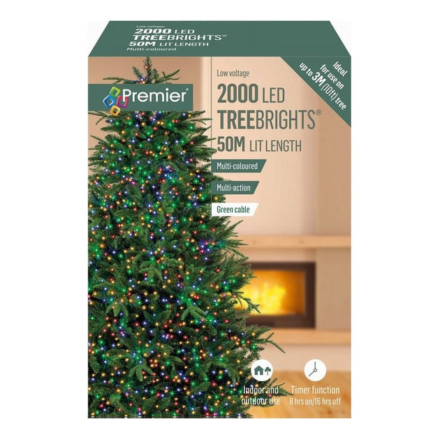 2000Led Treebrights Multi Coloured Timer Flv162181M Lights - XMAS LIGHTS LED - Beattys of Loughrea