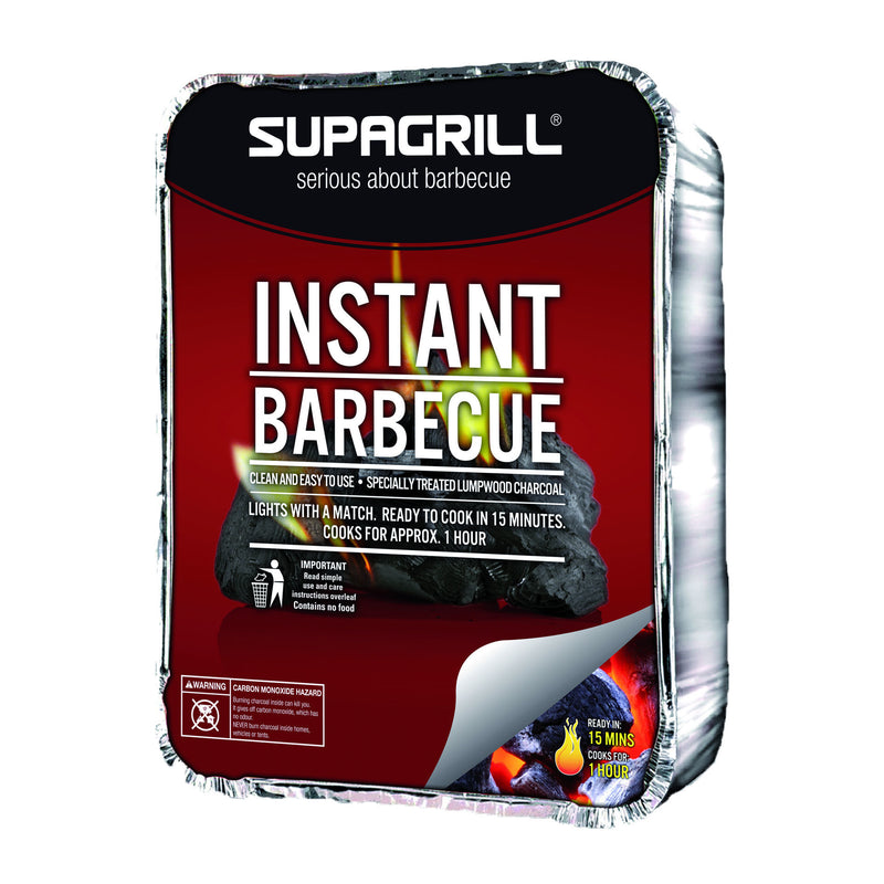 Supagrill Instant BBQ Tray - Single - BBQ FUEL BBQ TOOLS, ACCESSORIES , TENT PEGS - Beattys of Loughrea