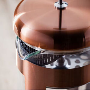 Judge Coffee Glass Cafetiere 8 Cup/ 1L Copper - TEA/COFFEE MAKER/BODUM/MILLS - Beattys of Loughrea