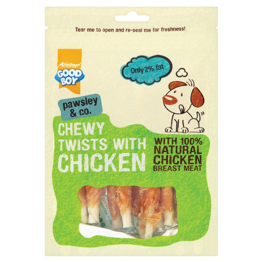 Chewy Chicken Twister 90G Goodboy - PET TREATS, SUPPLEMENTS - Beattys of Loughrea