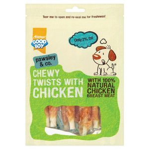 Chewy Chicken Twister 90G Goodboy - PET TREATS, SUPPLEMENTS - Beattys of Loughrea