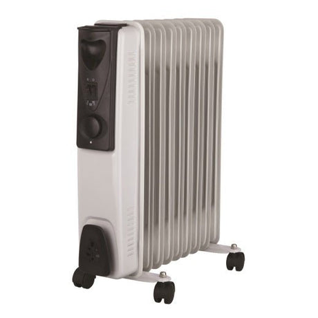 Kingavon 9 Fin Oil Rad 2Kw White - OIL FILLED HEATER - Beattys of Loughrea