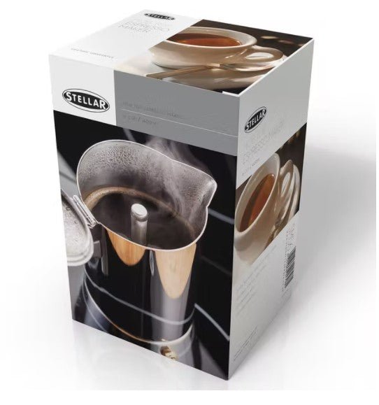 Stellar 6Cup Espresso Coffee Maker 400Ml - TEA/COFFEE MAKER/BODUM/MILLS - Beattys of Loughrea