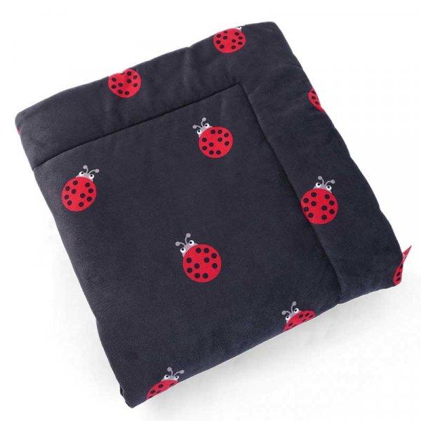 Ladybug Padded Comforter 70x100cm - PET SLEEPING BASKET, BEDS - Beattys of Loughrea