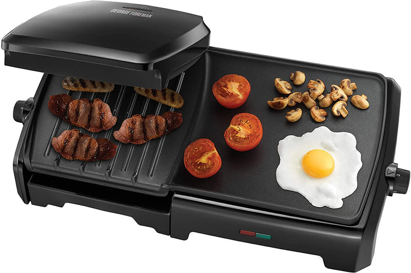 GEORGE FOREMAN 23450 10 PORTION GRILL 'N' GRIDDLE - HEALTH GRILLS, G FOREMAN - Beattys of Loughrea