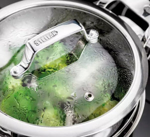 Stellar Steamers 22Cm 3 Tier Steamer Set Stm04 - COOKWARE - S/STEEL - Beattys of Loughrea