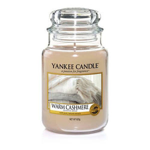 Warm Cashmere Large Yankee Candle 623g - CANDLES - Beattys of Loughrea