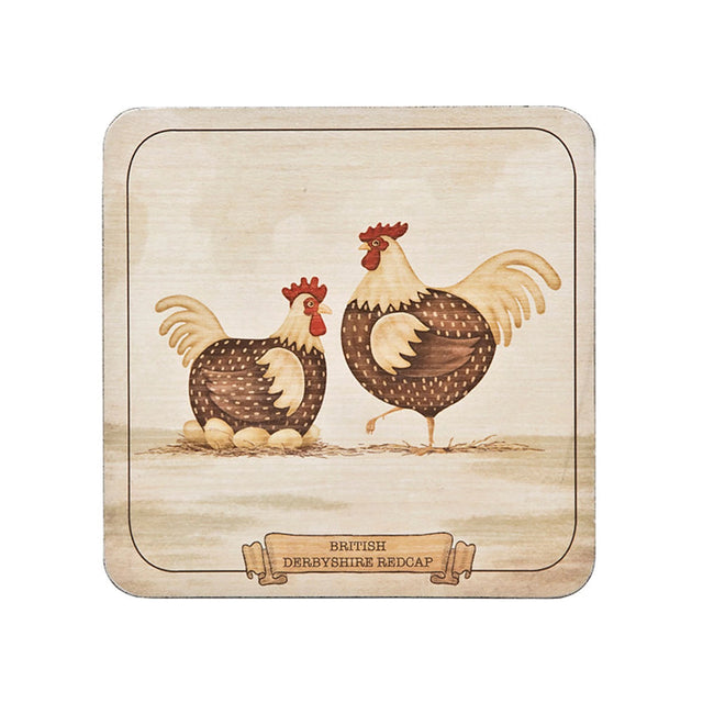 Denby Derbyshire Redcap 6Pc Coasters - TABLEMATS/COASTERS - Beattys of Loughrea