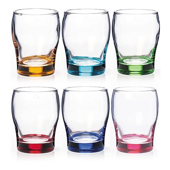 Newgrange Living Set of 6 Rainbow Juice Glasses 360cc - DRINKING GLASSES - Beattys of Loughrea