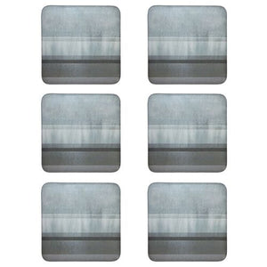 Denby Colours Grey 6 Piece Coasters - TABLEMATS/COASTERS - Beattys of Loughrea