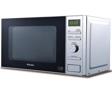 Dimplex 20L Silver Freestanding Microwave | 980535 - MICROWAVES - Beattys of Loughrea