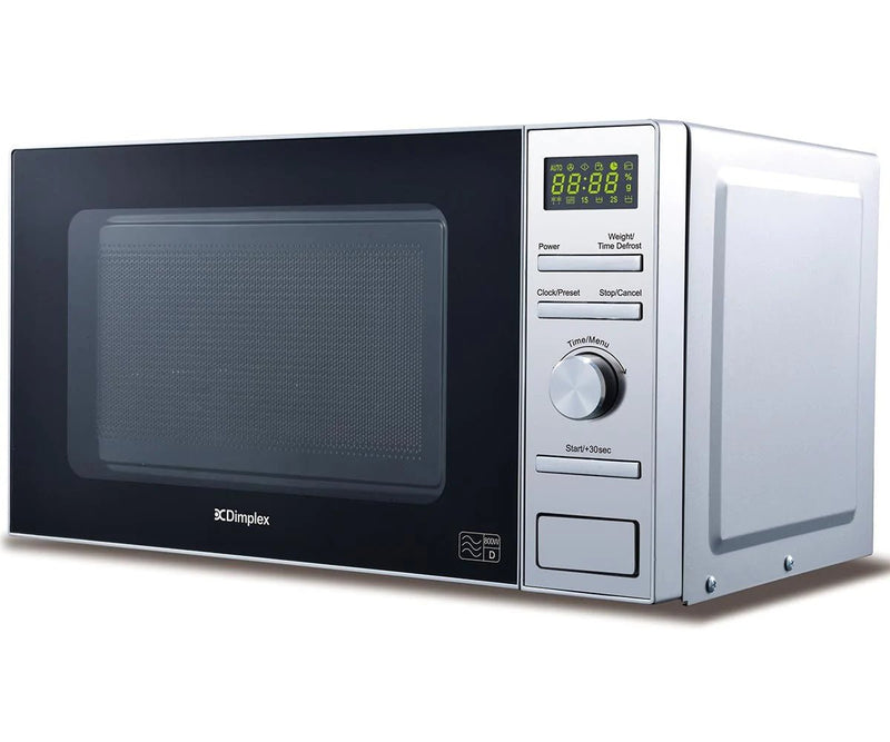 Dimplex 20L Silver Freestanding Microwave | 980535 - MICROWAVES - Beattys of Loughrea