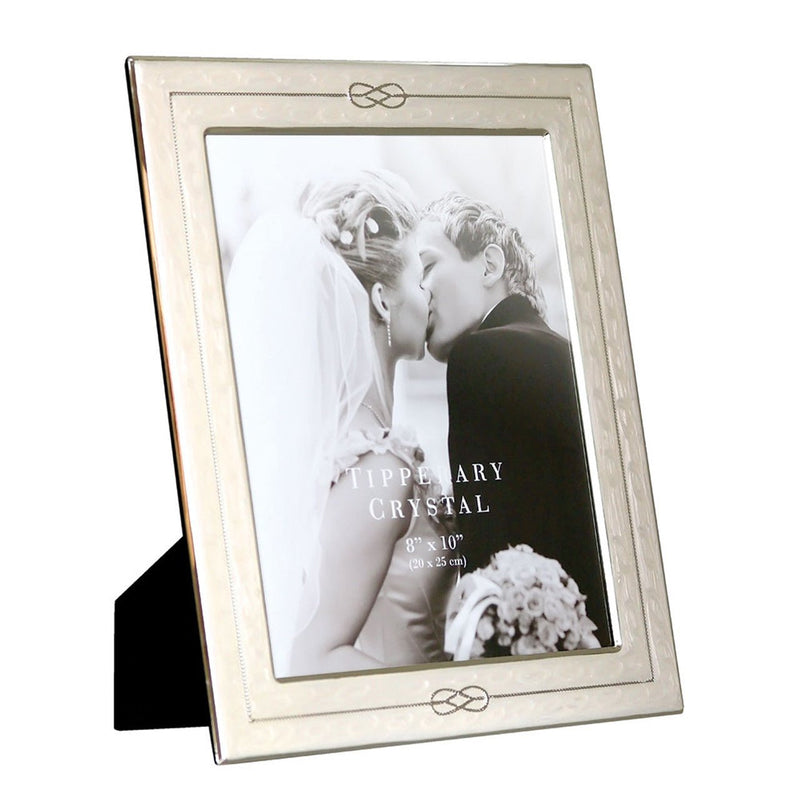 TIPPERARY CRYSTAL Infinity Wedding Frame 8 Inch X 10 Inch - PHOTO FRAMES - PLATED, GILT, STONE - Beattys of Loughrea