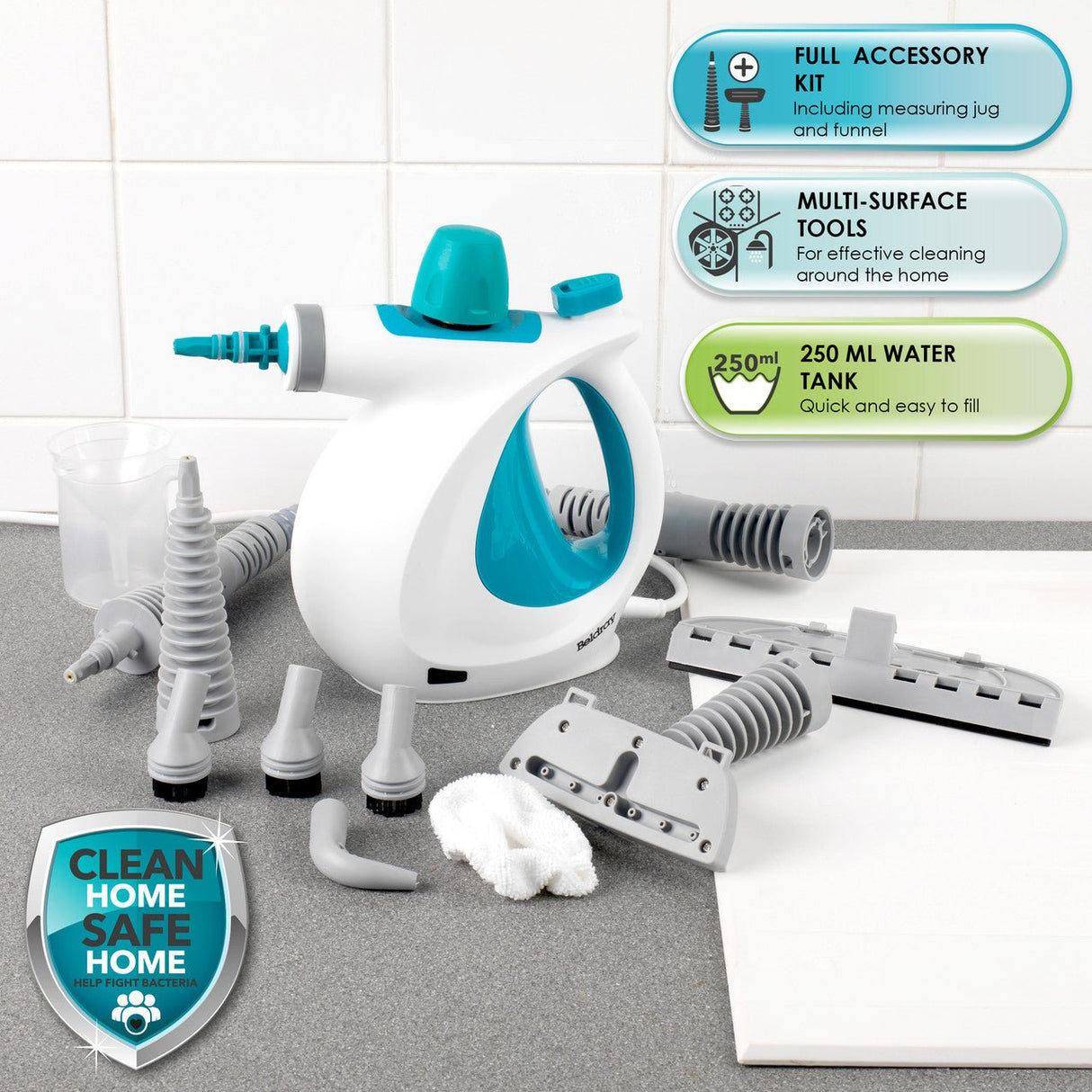 Beldray 10-in-1 Handheld Steam Cleaner - STEAM CLEANER - Beattys of Loughrea