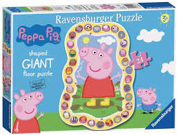 Peppa Pig Shaped Floor Puzzle 24Pc - Beattys of Loughrea | www.beattys.ie