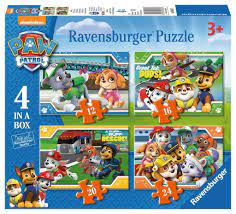 Paw Patrol 4 In A Box - JIGSAWS - Beattys of Loughrea