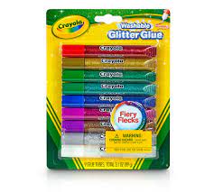 Crayola 9Pk Washable Glitter Glue - ART & CRAFT/MAGIC/AIRFIX - Beattys of Loughrea
