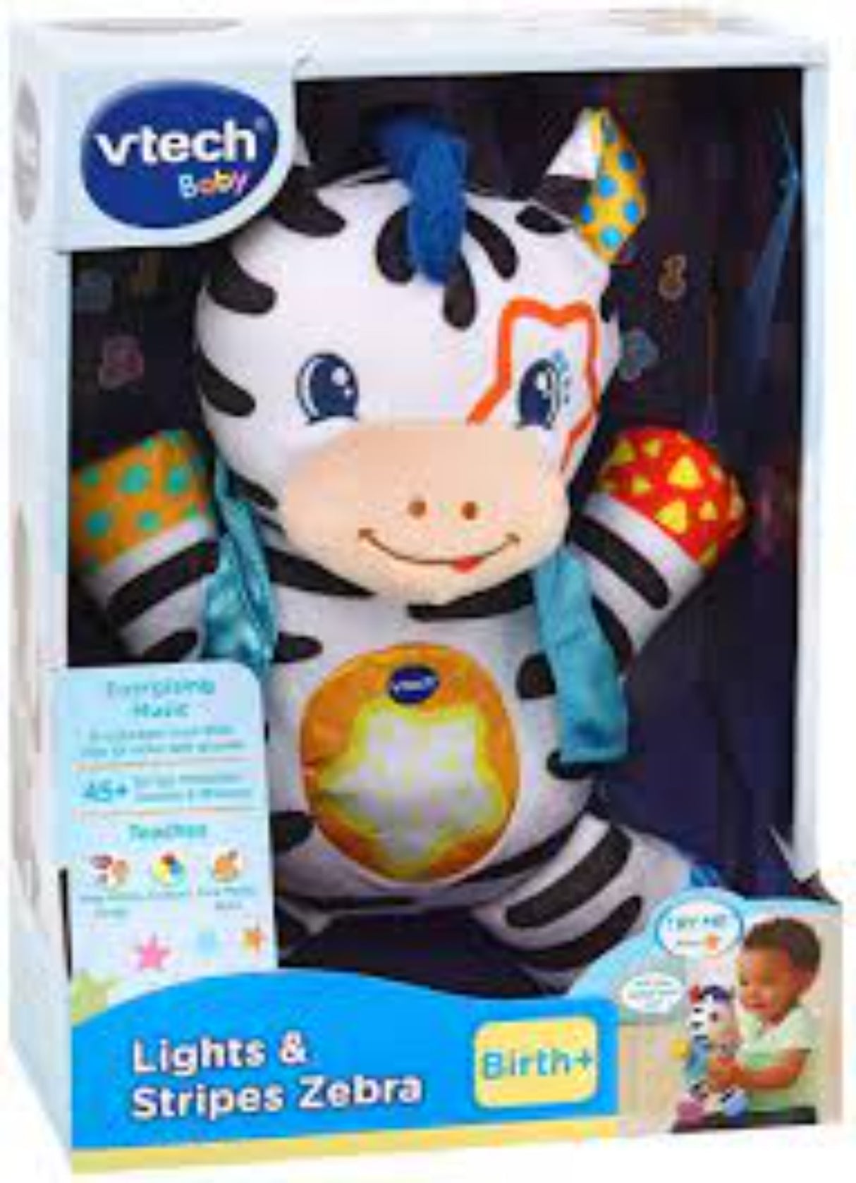 Lights & Stripes Zebra - VTECH/EDUCATIONAL - Beattys of Loughrea