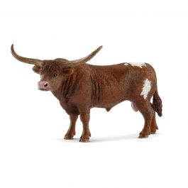 Schleich Texas Longhorn Bull 13866 - FARMS/TRACTORS/BUILDING - Beattys of Loughrea