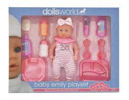 Dolls World Baby Emily Playset - DOLLS - Beattys of Loughrea
