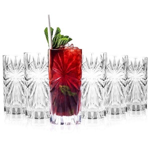 RCR Oasis Crystal Hi-Ball Tumbler Glasses Set of 6 - DRINKING GLASSES - Beattys of Loughrea