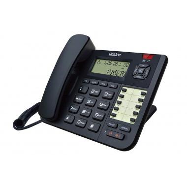Uniden CE8402 Black Desk Phone Big Number Call Wait With Memory - CORDLESS PHONES - Beattys of Loughrea