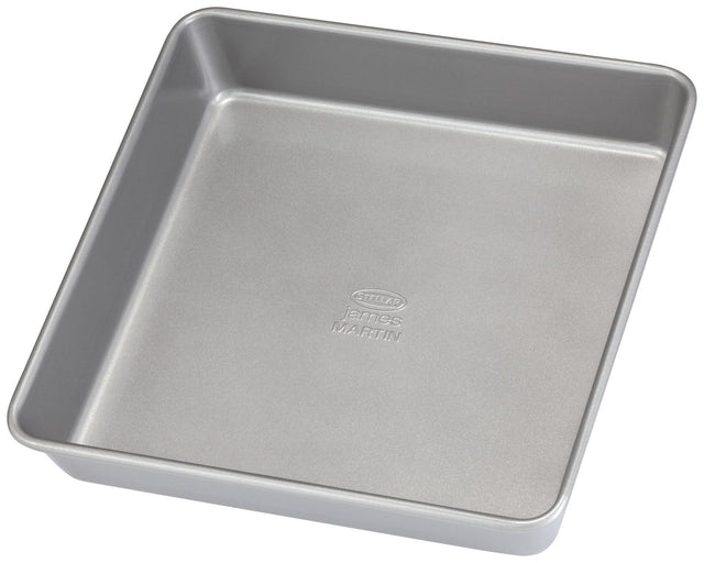 Stellar James Martin, Bakers Collection 23 x 23 x 4.5cm Square Cake Tin, Non-Stick - BAKEWARE - Beattys of Loughrea