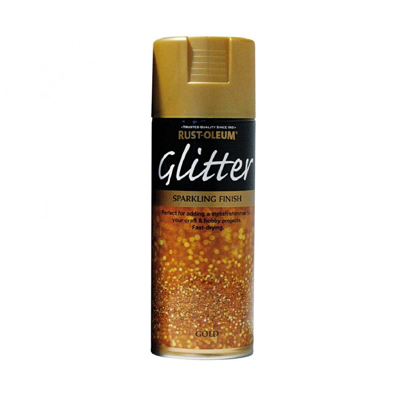 Rustoleum Painters Touch Glitter Gold Spray 400ml - METAL PAINTS - Beattys of Loughrea