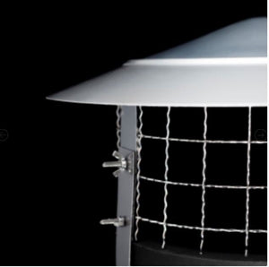 Anti Bird, Anti Rain Cowl 10.5 In. - COWLS (NON ELECT) - Beattys of Loughrea