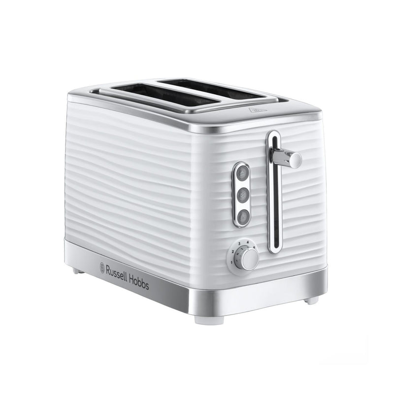 Russell Hobbs 24370 Inspire White 2 Slice Toaster - TOASTERS - Beattys of Loughrea