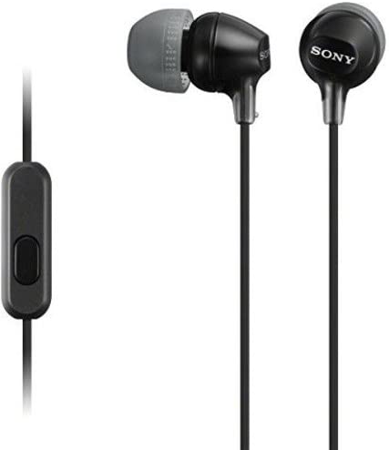 Sony Black In Ear Earphones W/Mic Mdr-EX15APBZ(Ce7) - HEADPHONES / EARPHONES/ MICROPHONE - Beattys of Loughrea